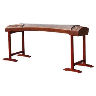 实木古筝架子不挡腿古筝琴架便携式古筝专用支架加粗中式古筝脚架