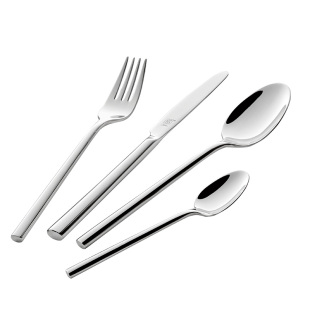 德国双立人西餐具Aberdeen8件套不锈钢牛排刀叉勺子套装家用高端