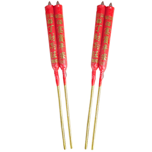 竹签红蜡烛金字长脚尖头香烛红烛清明节日拜佛家用供佛拜财神潮汕