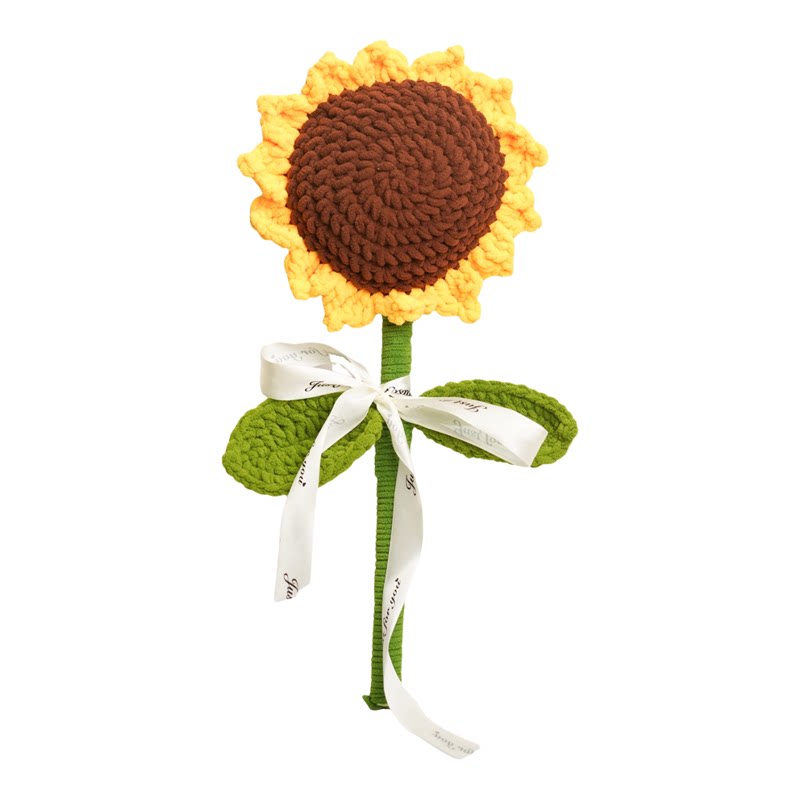 教师节手工编织超大向日葵花束