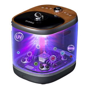 德国凯伦诗泡脚桶恒温加热足底刮痧足浴盆高深桶全自动按摩洗脚盆