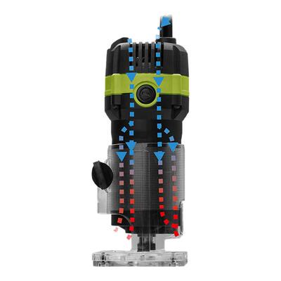 威克士修边机WU619手持工业家用多功能木工专用开槽电木铣雕刻机