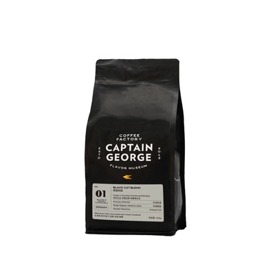 乔治队长黑猫意式拼配咖啡豆