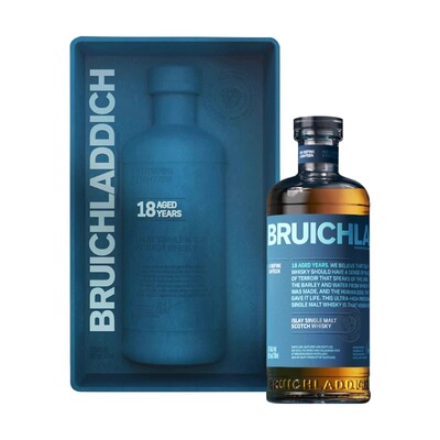 【自营】布赫拉迪18年苏格兰单一麦芽威士忌700ml进口洋酒正品