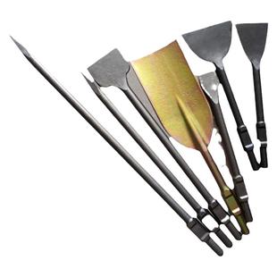 65A大电镐凿子95A镐头115尖扁凿超薄加宽加长扁铲钻头挖土起树铲