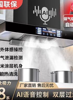 真美新款顶吸抽油烟机家用厨房大吸力自清洗t型油烟机欧式壁挂