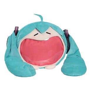 BEMOE 正版 哔哩哔哩初音未来痛包大嘴包可爱毛绒miku软乎乎背包