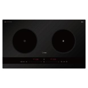 美的电磁炉电陶炉双灶嵌入式家用台式大功率大火力双头灶电磁灶