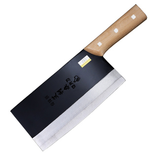 铁菜刀家用超锋利铁刀牛b手工易磨刀 老式黑铁炮弹钢传统锻打复古