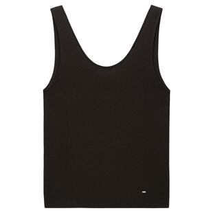 OCHIRLY欧时力  100%澳大利亚美丽诺羊毛U领毛织背心2025秋冬