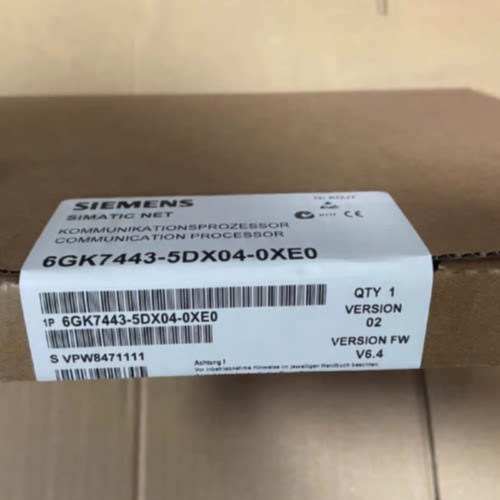 议价6GK7443-5DX04-0XE0西门子全新原装CPU模块6GK7443-5DX02-0XE