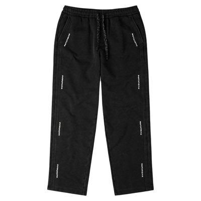 EVISU福神男士商标刺绣休闲裤