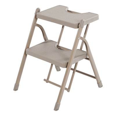 YSF家用折叠梯子二步置物架