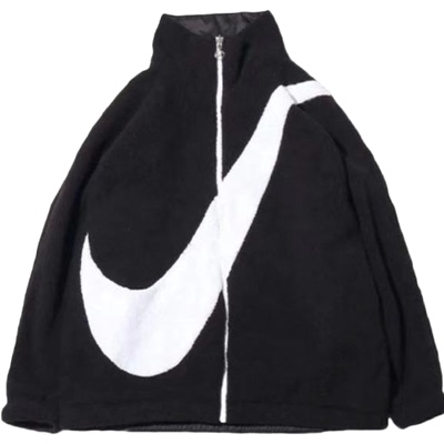 秋冬网红Nike羊羔毛双面穿外套