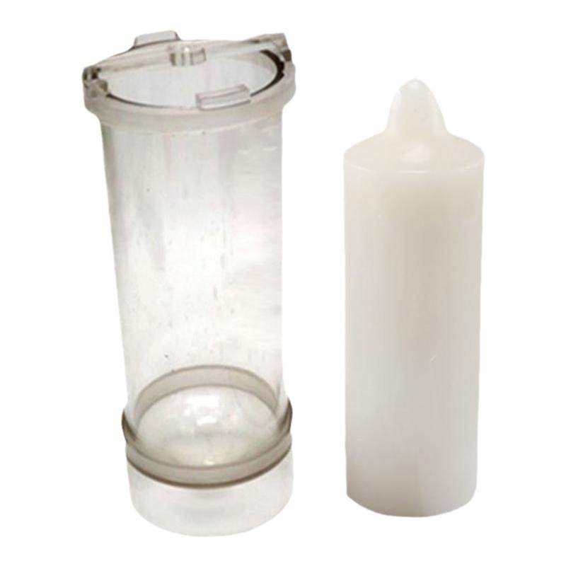 蜡烛模具香熏平顶直径5cm手工diy直筒圆柱型自制作亚克力塑料模型