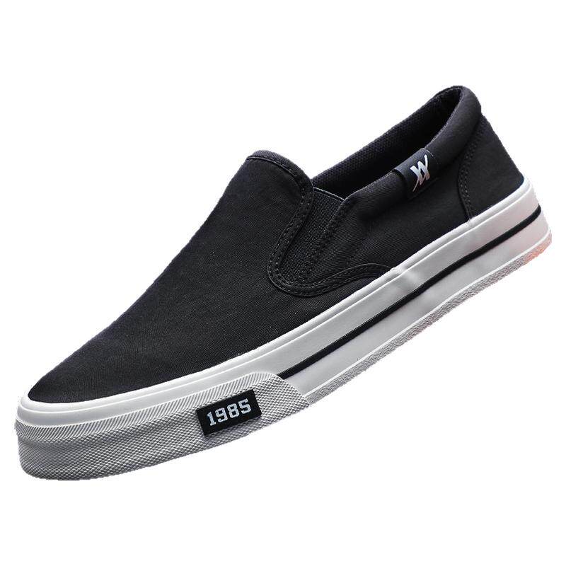 爆款舒适潮男鞋夏季轻便布鞋男士一脚蹬休闲懒人鞋套脚鞋SS25172
