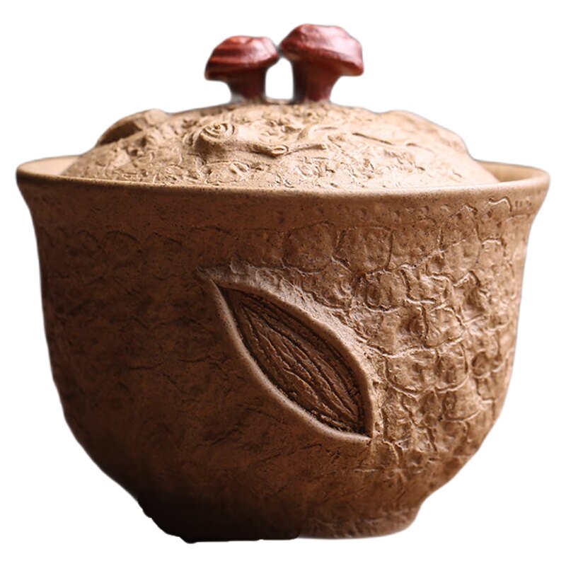 紫砂主人杯供春盖杯品茗杯茶杯