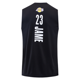 科比湖人队篮球服运动背心男训练潮无袖宽松速干篮球比赛欧文库里