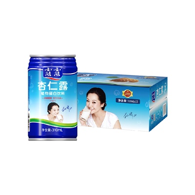 露露杏仁露310ml×15罐×1组