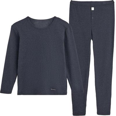 红豆绒情侣磨毛保暖套装黑科技