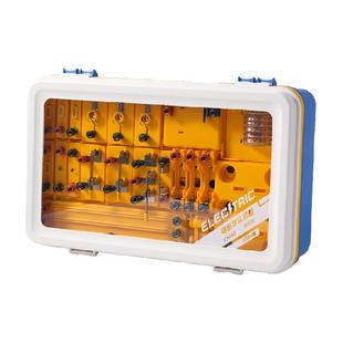 得力物理全套实验器材初中电学实验箱电路中考电磁学光力学人教版