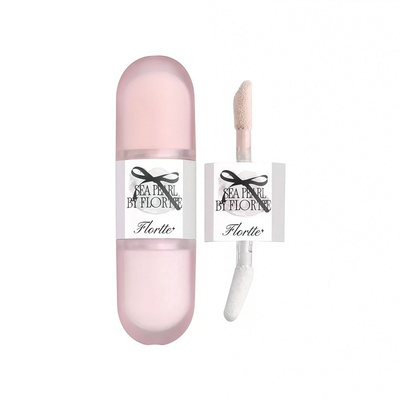 FLORTTE花洛莉亚双头液体高光液修容哑光膨胀色水光提亮粉色闪粉