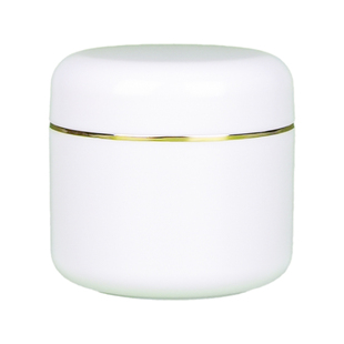 现货双层膏霜瓶5g10g15g20g30g50g100g200g银边金边面膜面霜空瓶