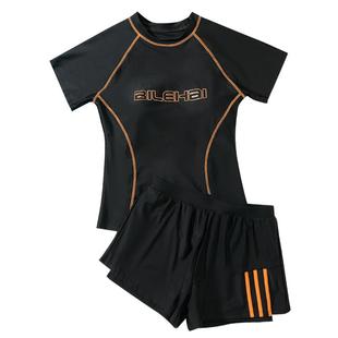 泳衣女高级感分体保守泡温泉2025新款爆款大码胖mm遮肉显瘦游泳装