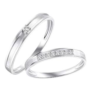 柘光拓光钻戒婚礼钻石首饰送礼18k金钻戒对戒女神节求婚结婚 对戒