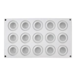 15连圣诞小号苹果硅胶烘焙模具慕斯蛋糕模蜡烛模具水果巧克力模具