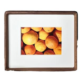 黑胡桃实木相框摆台高级感6寸8寸10画框空框a4摆件定制装裱洗照片