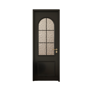 法式复古门铝合金平开门长虹玻璃水波纹厨房中古风卫生间门阳台门