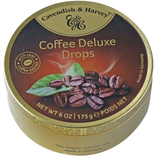 德国进口糖嘉云糖铁盒礼盒装咖啡味硬糖送女友礼物做手帐吃