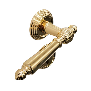 依佰利法式奶油风北欧美式复古轻奢室内房门金色静音磁吸卧室门锁