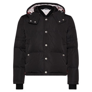 [24期免息][冬季新品]THOM BROWNE2025男士短款飞行员夹克羽绒服