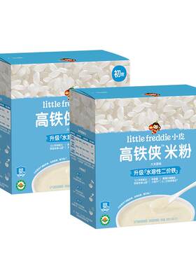 小皮高铁二价铁原味有机米粉