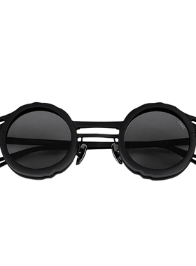 幻象者原创设计纯钛不规则圆形太阳眼镜防晒防紫外线墨镜男女同款