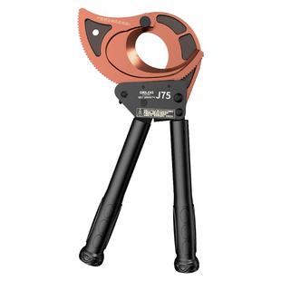 德力西电气棘轮电缆剪刀专用齿轮式手动剪线钳电工断线剪子神器