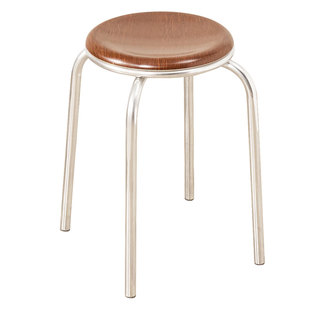 包邮凳子时尚圆凳家用圆叠放高凳不锈钢铁圆凳餐桌凳套凳休闲凳