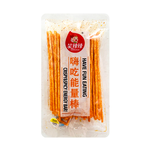 笑辣辣嗨吃能量棒辣条脆辣片过桥米线香辣棒麻辣怀旧解馋零食小吃