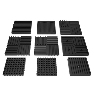 橡胶减震垫块防滑降噪冲床机械电机空调外机工业设备缓冲加厚方块