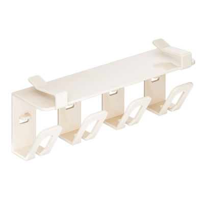 【即挂即用】镜柜下牙刷牙具挂架