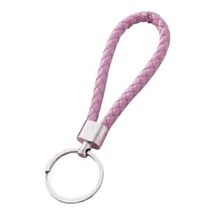 汽车钥匙扣挂件高档男士绳带锁匙扣情侣个性金属编织绳钥匙链挂饰