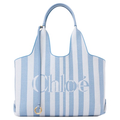 【秋季新品】Chloe蔻依 2026秋季新品STRIPY织物横款托特包
