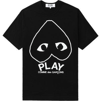 IT爱心logo印花短袖T恤