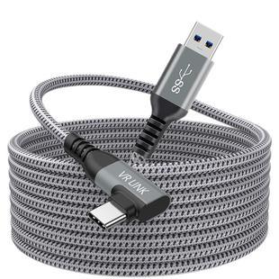 串流线LINK线适用于quest3/pico4弯头typec数据线USB3.0相机Oculus Quest2link线VR眼镜串流电脑steam高速