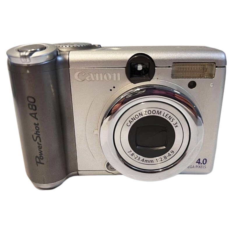 Canon/佳能 A620 A80 A95网红博主同款冷白皮复古CCD翻转屏面包机