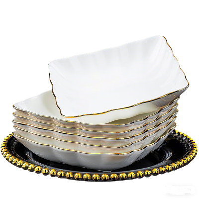 2025新款釉下彩陶瓷盘子菜盘家用