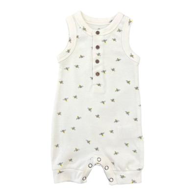 纯棉连身衣天然有机棉