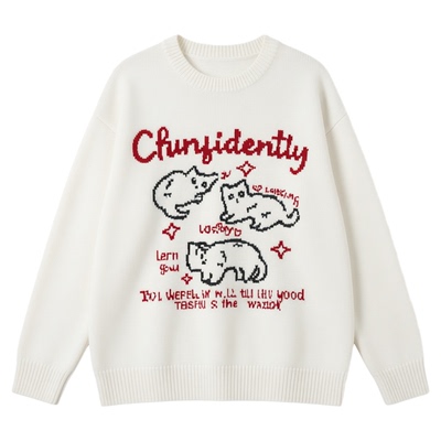 女童洋气毛衣2025秋冬季新款上衣